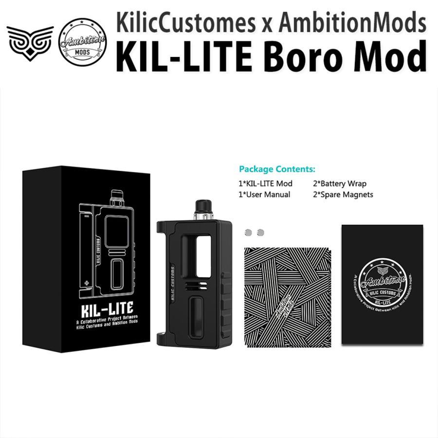 AmbitionMods KIL-LITE BORO MOD DNA60 アンビションモッズ キルライト
