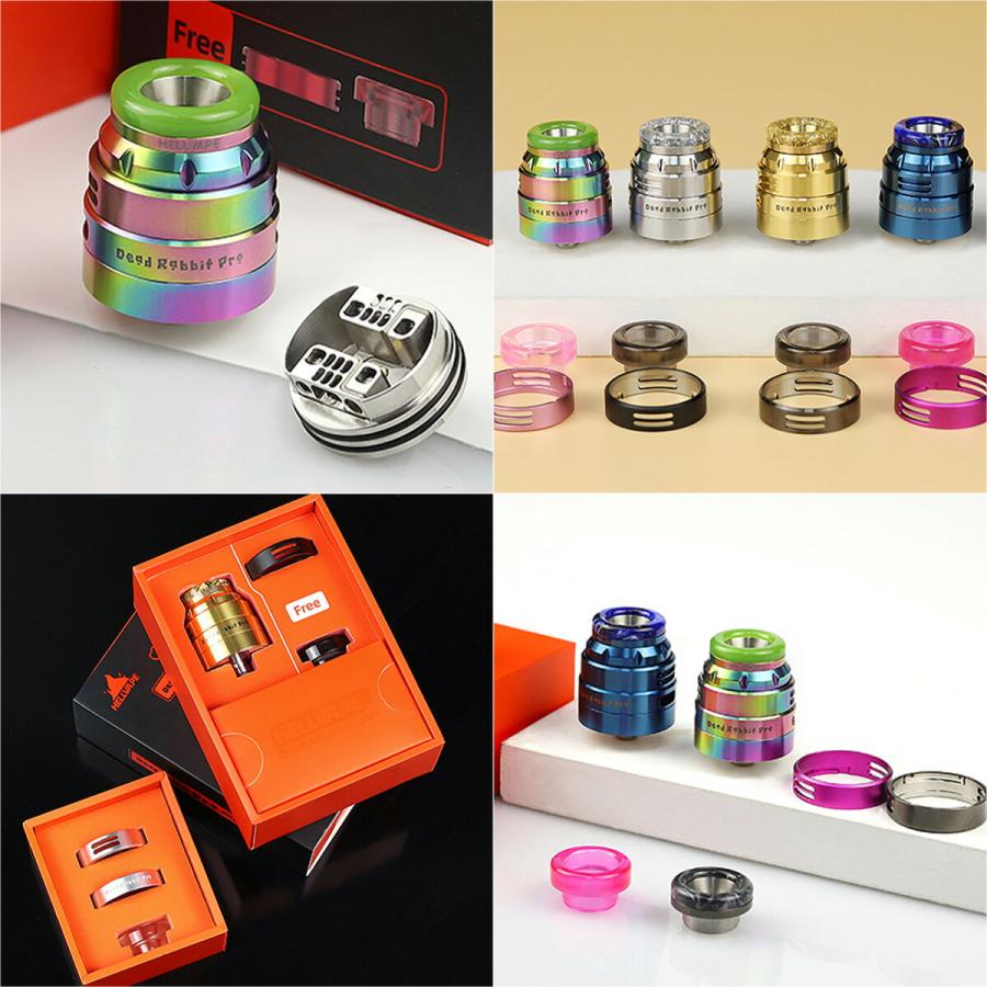 Hellvape Dead Rabbit PRO RDA ヘルべイプ デッドラビット プロ 電子タバコ vape アトマイザー ビルド リビルド RBA 直径24mm デドラビ 爆煙｜flavor-kitchen｜11