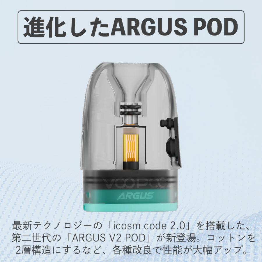VOOPOO（ブープー） 2箱セット VooPoo Argus G3 P2 Klyc Pod アーガス