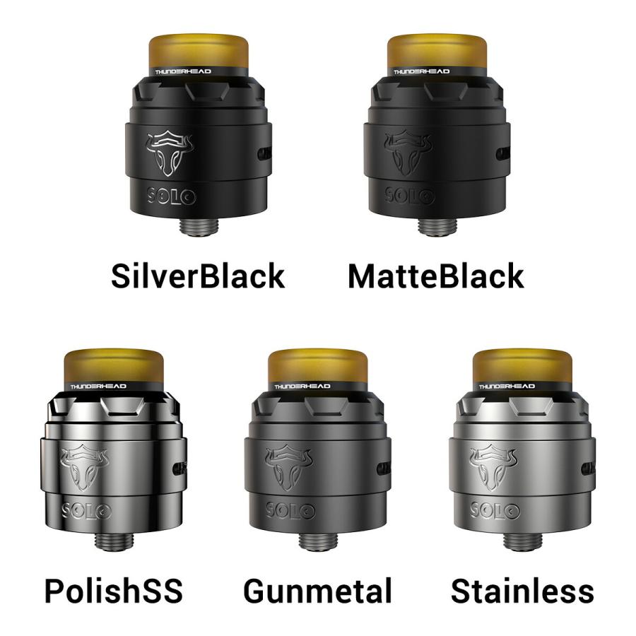 THC Tauren Solo V1.5 RDA タウレン ソロ 電子タバコ vape アトマイザー RBA 直径24mm シングル 810 爆煙 BF スコンカー｜flavor-kitchen｜05