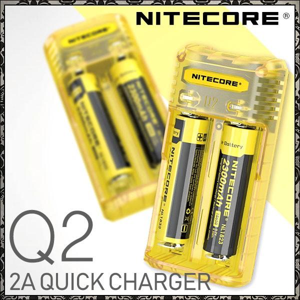 電子タバコ VAPE 用 ナイトコア セルバッテリー 充電器 2本同時充電