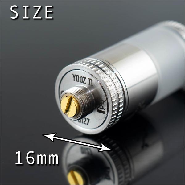 YDDZ T1 MTL RTA 16mm 電子タバコ vape アトマイザー 直径 シングル