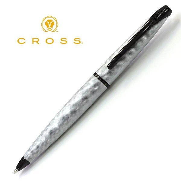 CROSS(クロス) ATX ボールペン ブラッシュトクローム   プレゼント ギフト 就職 御祝 誕生日｜flavor