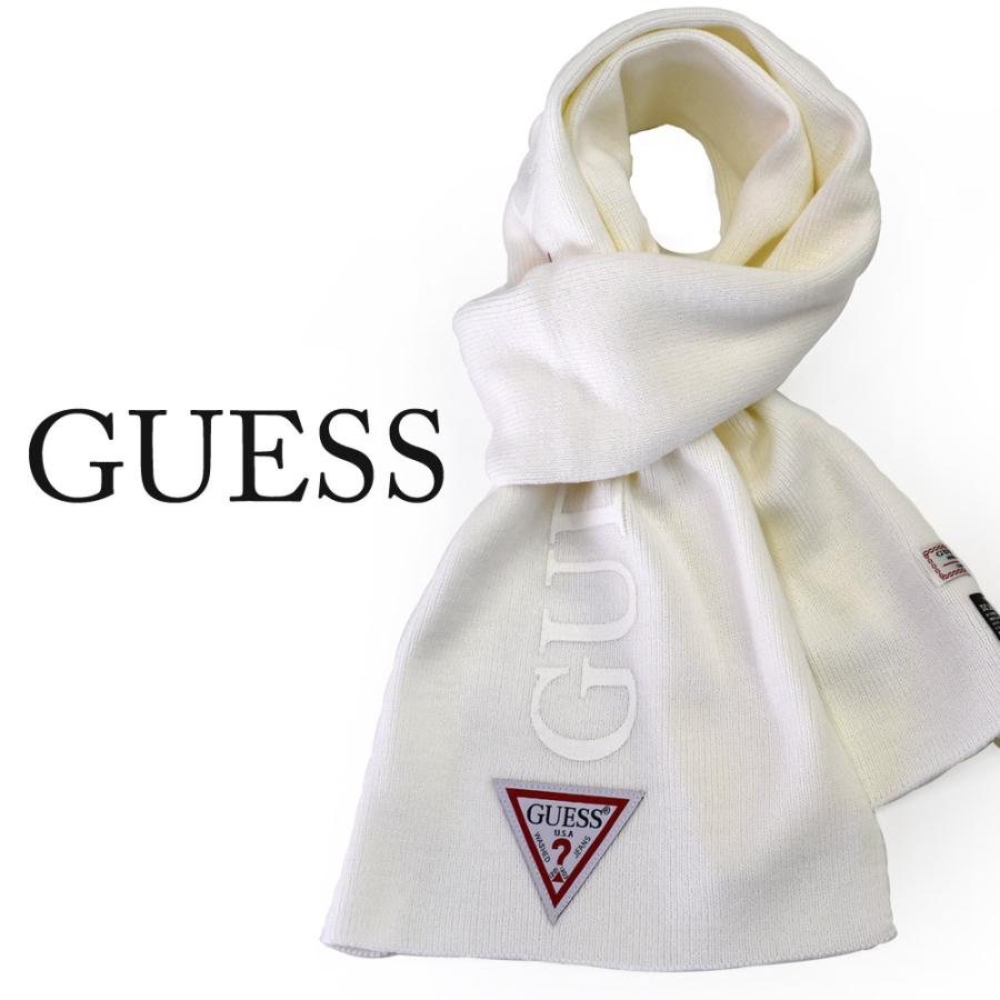 Guess ゲス マフラー レディース ブランドマフラー プレゼント ギフト Ai4a52ds White フレバー 通販 Yahoo ショッピング
