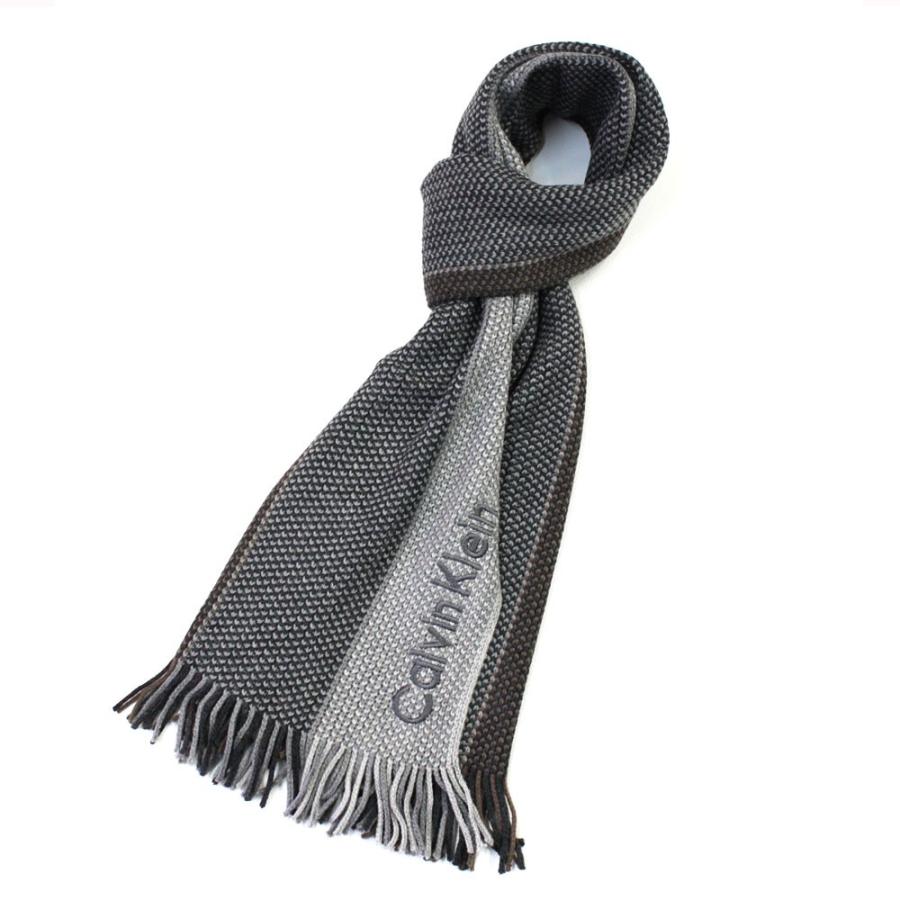 カルバン クライン Calvin Kiein マフラー メンズ レディース ブランド マフラー シルバーブラウン 誕生日 プレゼント Hkc406 0 フレバー 通販 Yahoo ショッピング