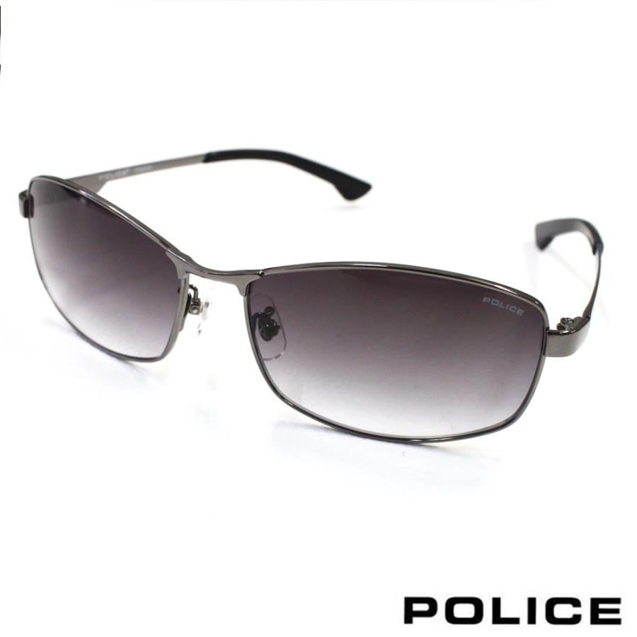 POLICE ポリス サングラス メンズ ブランド サングラス スクエア型 : spl743j-568n : フレバー - 通販 -  Yahoo!ショッピング
