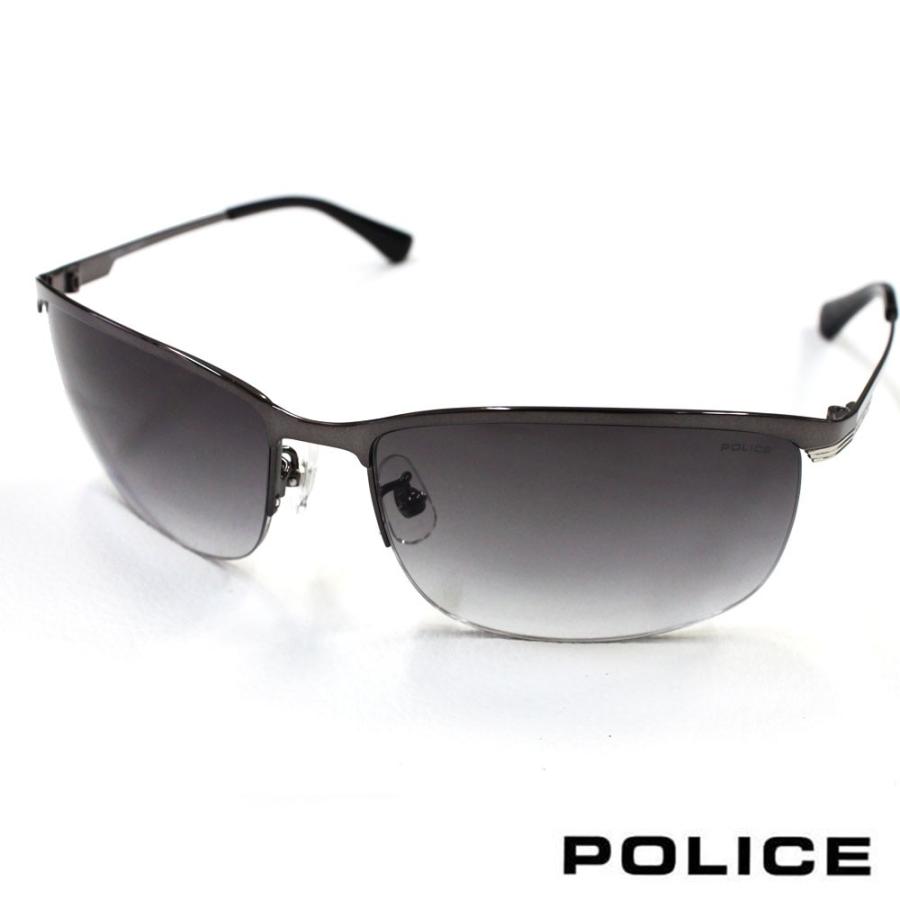 POLICE ポリス サングラス メンズ ブランド サングラス スクエア型 :SPL751J-0568:フレバー - 通販 - Yahoo
