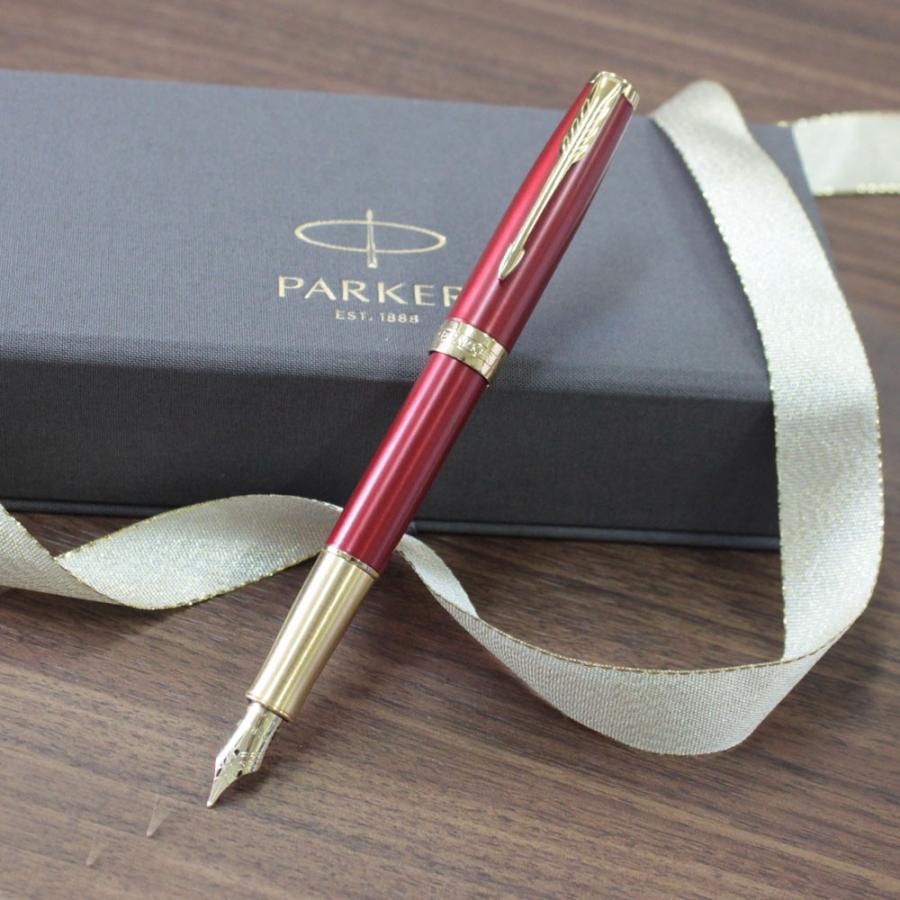 PARKER PARKER(パーカー) 万年筆 ソネットレッド GT 18金ペン先 記念品