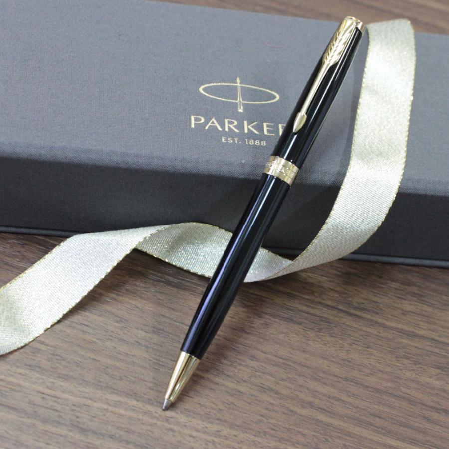 箱付　Parker　ソネット ラックブラックGT ボールペン　価格16,500円 楽天市場】【名入れ無料】 パーカー PARKER ソネット ボールペン