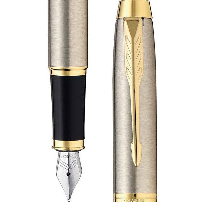 パーカー・ＩＭ ブラッシュドメタルＧＴ 万年筆 PARKER PARKER(パーカー) IM ブラッシュドメタル GT 万年筆 F