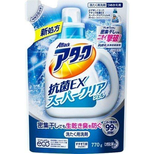 3個セット アタック 抗菌ex スーパークリアジェル 詰め替え用 770g 洗濯洗剤 液体洗剤 3p コスメ専門店 コスメン 通販 Yahoo ショッピング