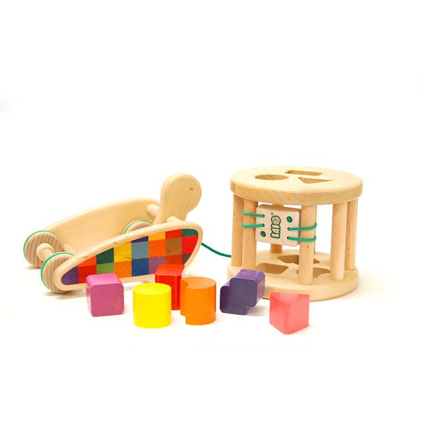 ボーネルンド カラフルプルトーイ 型はめパズル プルトイ 知育