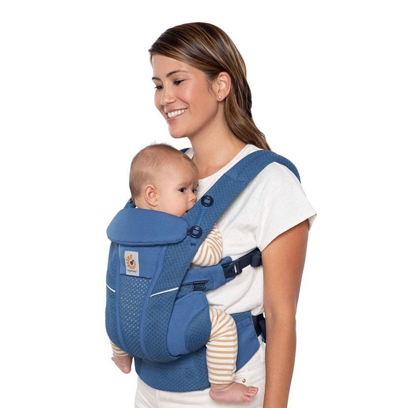 <お値下げ中！>エルゴ OMNI breeze オムニブリーズサファイアブルー Ergobaby エルゴベビー OMNI Breeze サファイアブルー 抱っこ紐