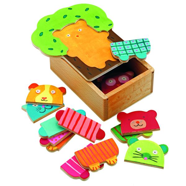 形合わせパズル ツリークドゥリーパズル ジェコ パズル 幼児 木のおもちゃ 木製玩具 知育玩具 2歳 誕生日プレゼント DJECO 男の子 女の子｜flclover｜02