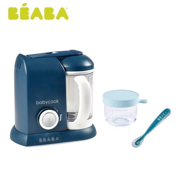 正規品 BEABA（ベアバ） ベアバのベビークックSOLO ネイビー 保存容器
