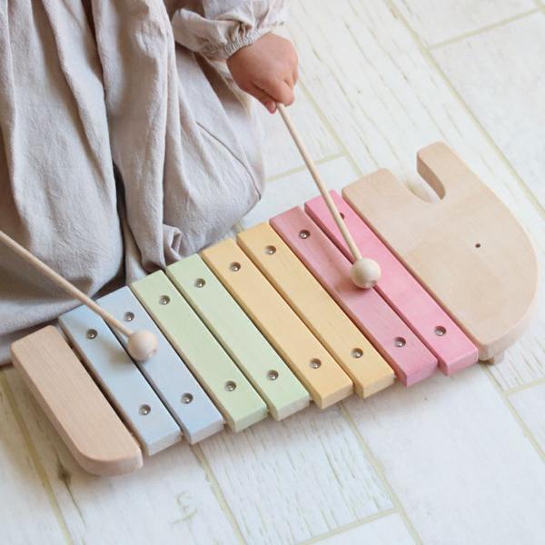 【新品】Ed.Inter エレファントシロフォン エレファントシロフォン エドインター｜木のおもちゃ KURABOKKO