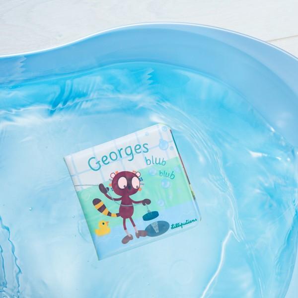 お風呂の絵本 バスタイムブック ジョージ リリピュション 絵本 お風呂 おもちゃ 誕生日プレゼント ハーフバースデー 出産祝い バストイ Lilliputiens |  | 07