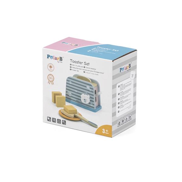 ポーラービー トースターセット おままごと 知育玩具 3歳 木のおもちゃ 誕生日プレゼント ごっこ遊び ままごと おもちゃ Polar B |  | 09