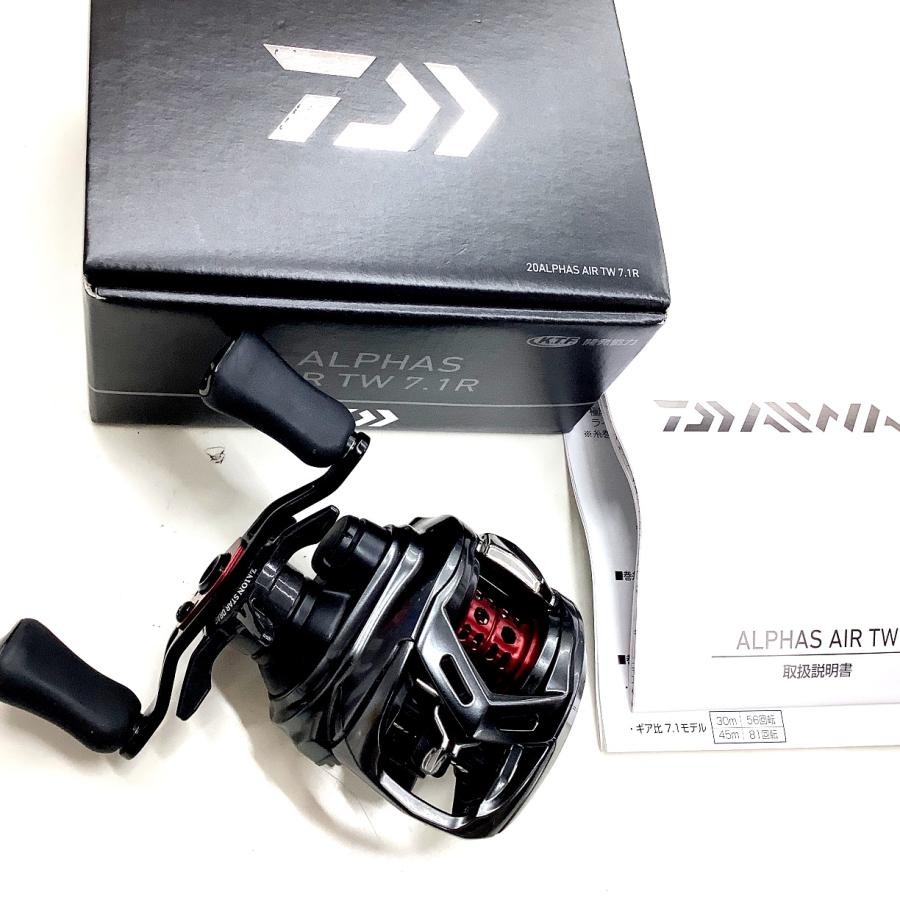 ダイワ (DAIWA) ベイトリール アルファス AIR TW 7.1L中古美品 DAIWA（ダイワ） 中古 ベイトリール アルファスエアTW 7.1R 右【中古S
