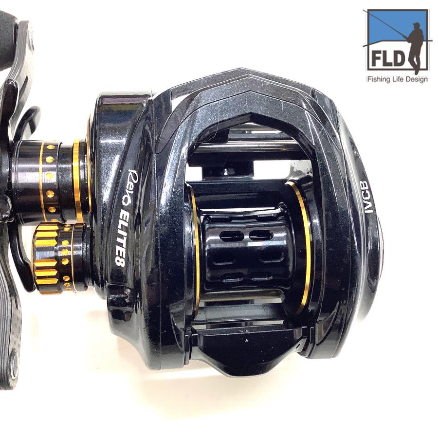 中古 アブガルシア レボ4 エリート8 IVCB-L【中古Bランク】 ベイトリール_2