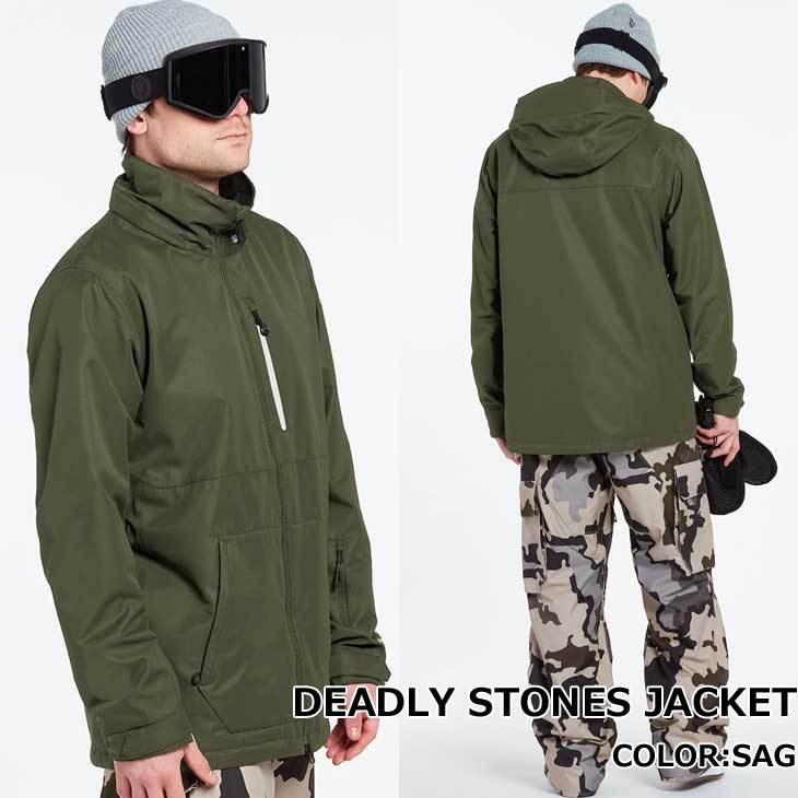 21-22 VOLCOM ボルコム メンズ ウエアー ジャケット  DEADLY STONES JACKET G0652214    【返品種別OUTLET】｜fleaboardshop01｜05