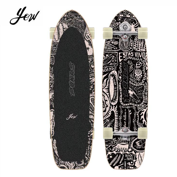 YOW SURF SKATE シェイパーズシリーズ ヤウ PUKAS Dark 34.5 サーフ 