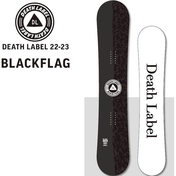 22-23 DEATH LABEL デスレーベル スノーボード  【 BLACKFLAG 】ブラックフラッグ   ship1｜fleaboardshop01