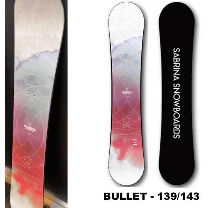 SABRINA 22-23 サブリナ スノーボード BULLET バレット 国内生産モデル  