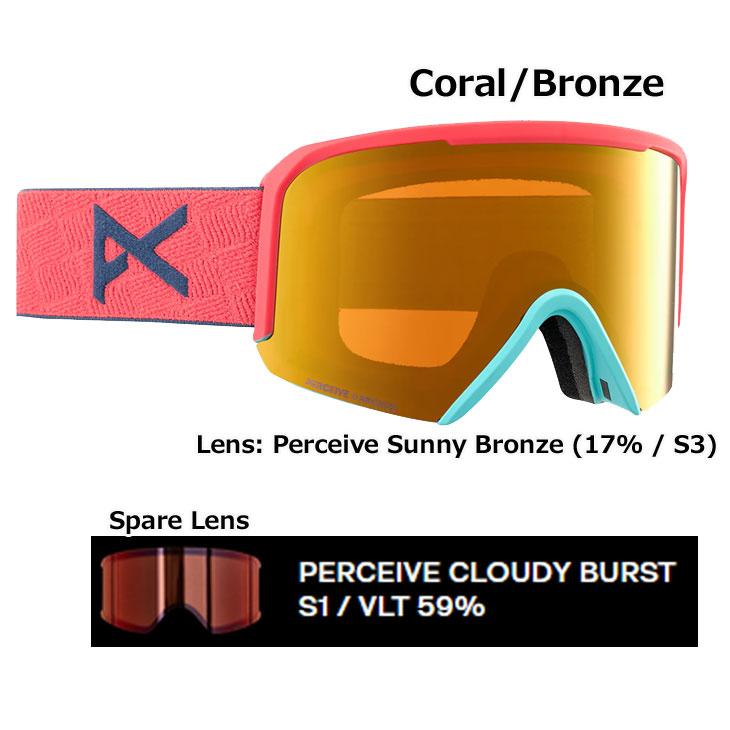 BURTON 23-24 anon アノン ゴーグル NESA Goggles Low Bridge BURTON 23-24 anon アノン ゴーグル NESA Goggles Low Bridge