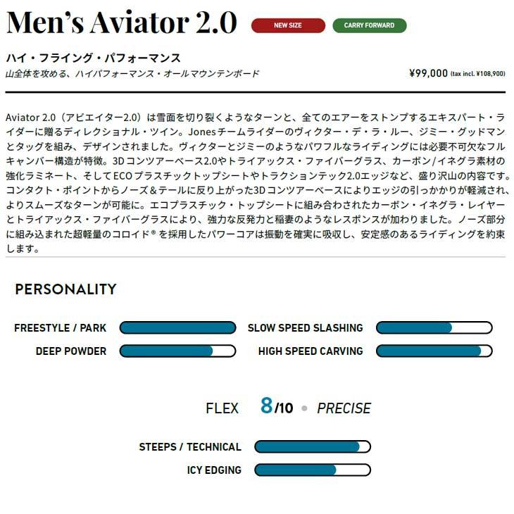 23-24 JONES ジョーンズ スノーボード   Men’s Aviator 2.0 アビエイター   ship1｜fleaboardshop01｜04