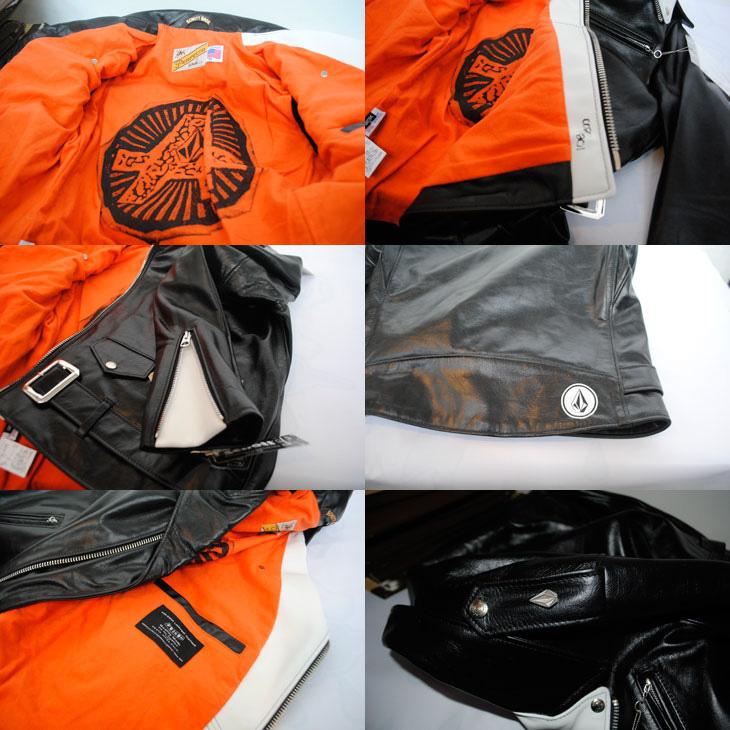 VOLCOM ボルコム ショット ライダース ジャケット  「VOLCOM YAE RIDERS JACKET by Schott 」 日本国内150着限定【返品種別OUTLET】｜fleaboardshop01｜03