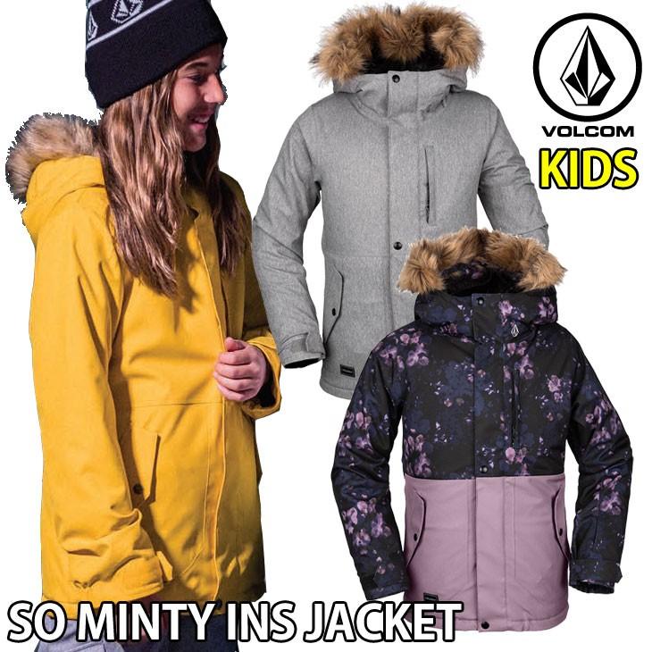 VOLCOM 19-20 ボルコム スノーウェア キッズ SO MINTY INS JACKET 