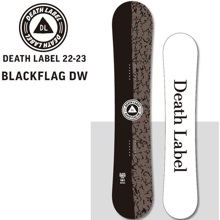 スノーボード DEATH LABEL BLACK FLAG DW 148cm DEATH LABEL 22-23 DEATH LABEL デスレーベル スノーボード
