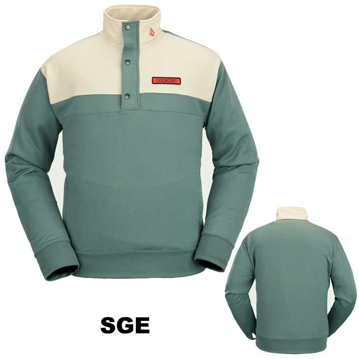 22-23 VOLCOM ボルコム 撥水 プルオーバー  MENS She Crew Fleece フリース G4652302  ship1_7