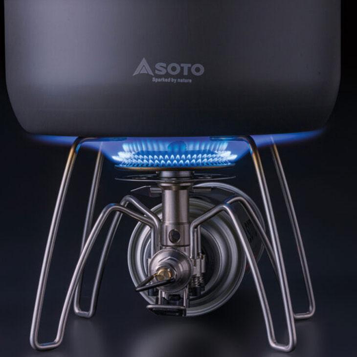 SOTO ソト コンパクト シングル バーナー ガスコンロ レギュレーター