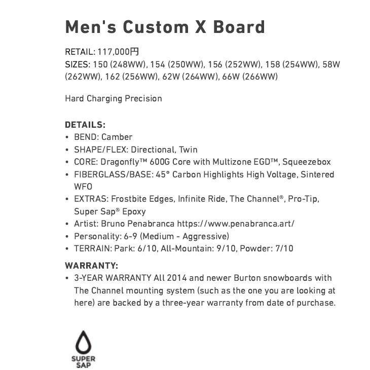 BURTON（バートン） 24-25 BURTON スノーボード Men's メンズ 【Custom