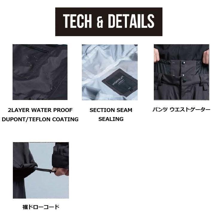 25-26 AA ダブルエー スノーボード ウエア ユニセックス パンツ FLEEK PANTS  ship1の画像