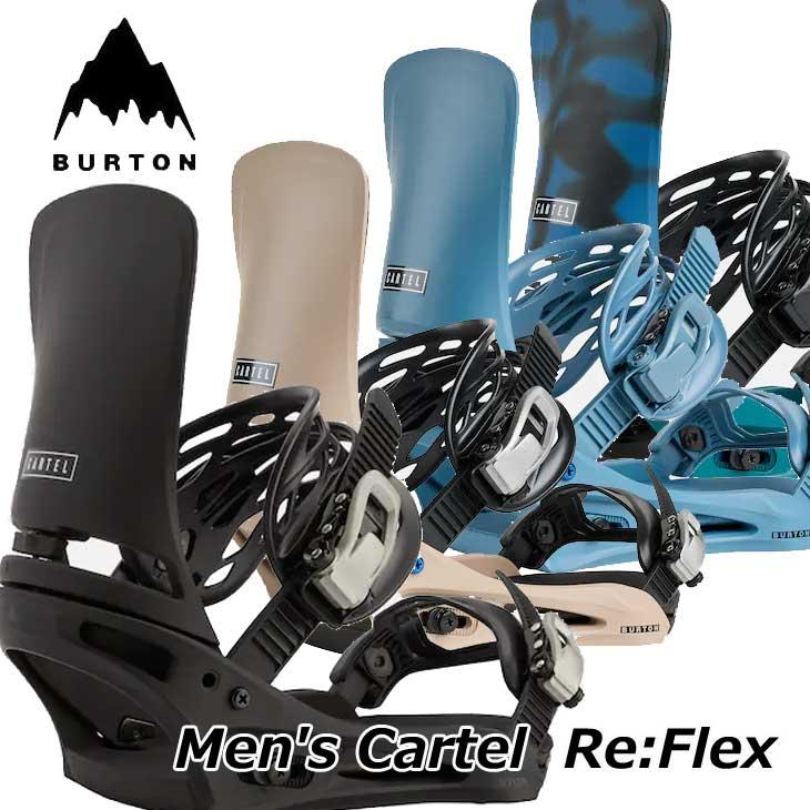 スノーボード 25-26 BURTON MENS CARTEL Re:Flex Black S BURTON（バートン） 25-26 BURTON メンズ スノーボードバインディング