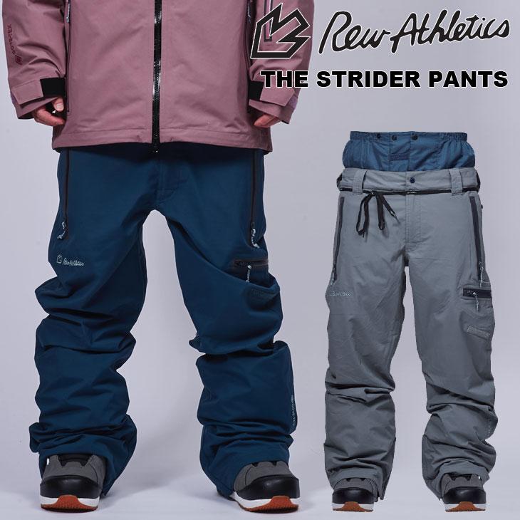 REW 25-26 アールイーダブリュー スノボ ウェアー パンツ THE STRIDER PANTS 22 ストレートフィット ストライダー ...