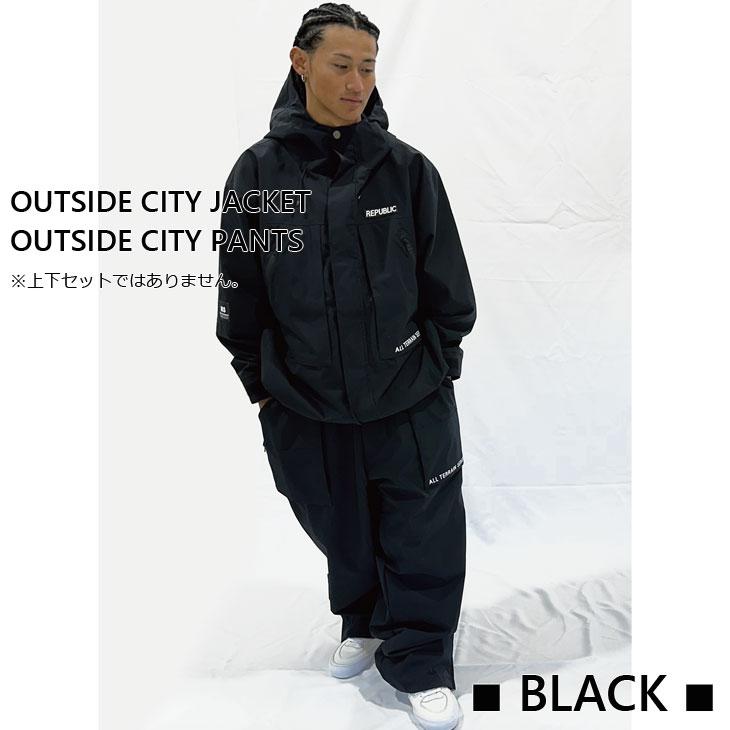 25-26 リパブリック REPUBLIC ＆ CO スノボ ウェアー パンツ  OUTSIDE CITY PANTS ユニセックス   ship1_1