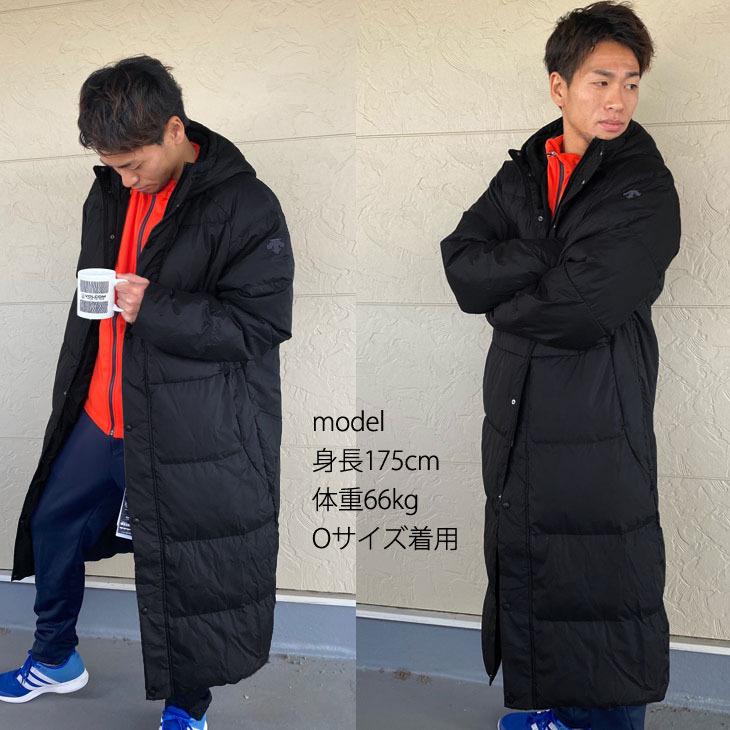 used☆デサントロングダウンベンチコート☆サイズXO | www