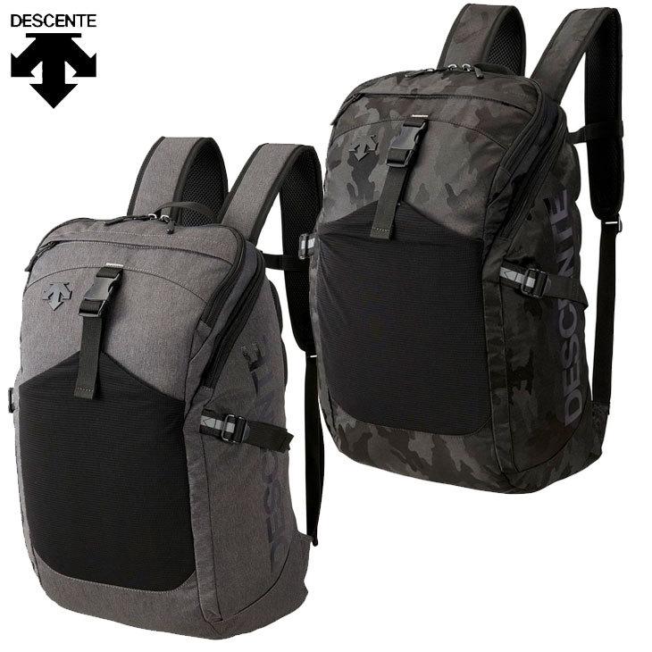 値下げ】DESCENTE デサント グレー ナイロン バックパック デサント