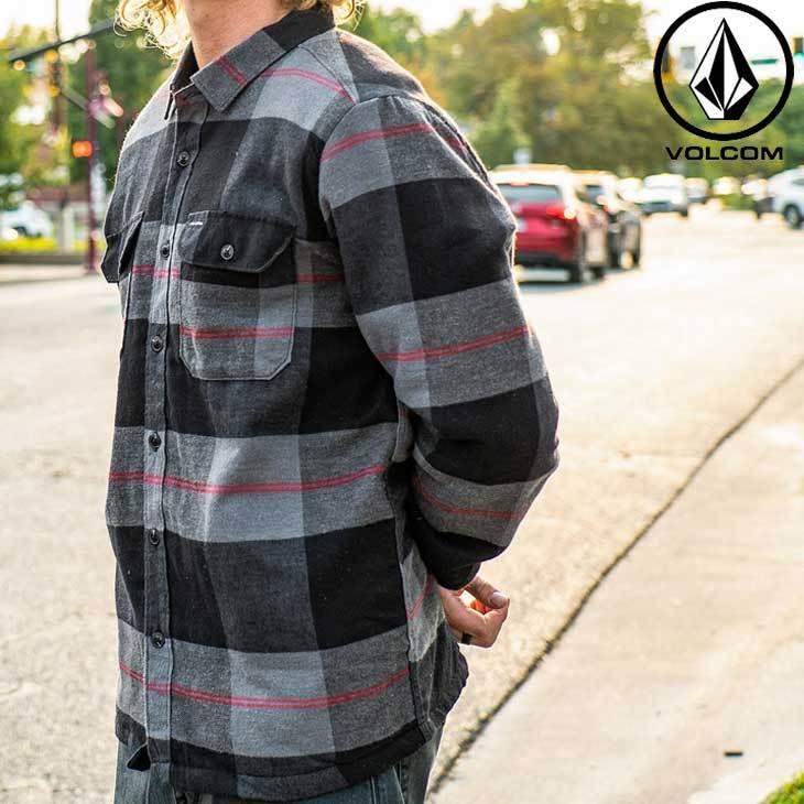 ボルコム ストレッチ シャツ VOLCOM VOLCOM（ボルコム） 長袖シャツ Trademan Plaid Long Sleeve Flannel