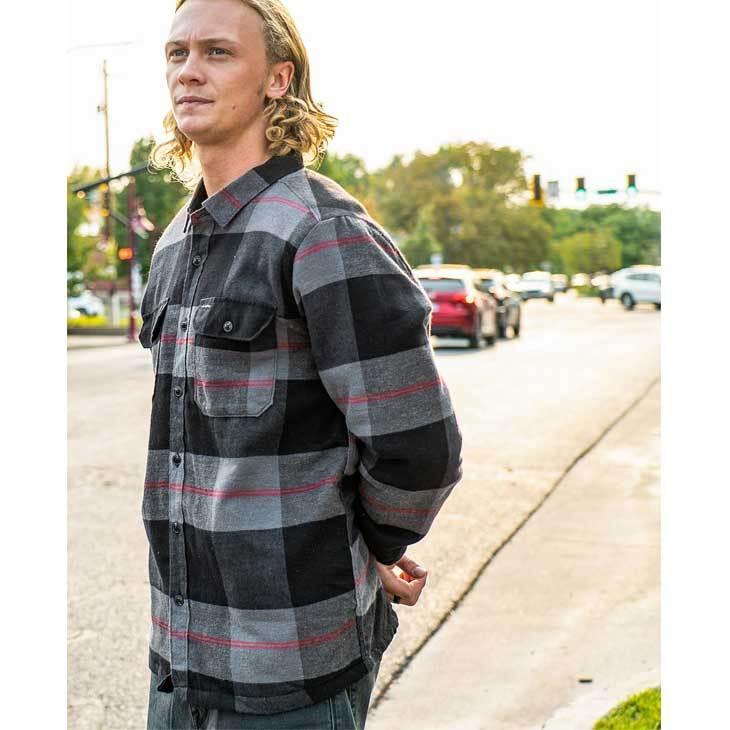 ボルコム ストレッチ シャツ VOLCOM VOLCOM（ボルコム） 長袖シャツ Trademan Plaid Long Sleeve Flannel