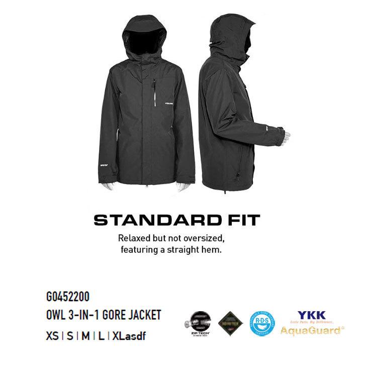 VOLCOM（ボルコム） 21-22 VOLCOM メンズ ウエアー ジャケット MENS