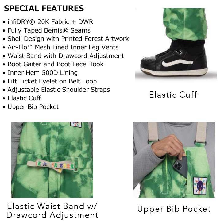 686（シックスエイトシックス） 22-23 686 ウェアー Dojo Bib ビブ