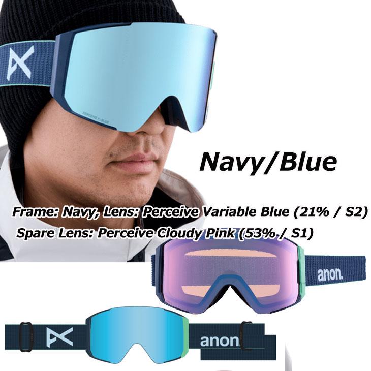 22-23 anon アノン ゴーグル    Sync Goggles Low Bridge Fit シンク  スペアレンズ付き     ship1｜fleaboardshop｜02