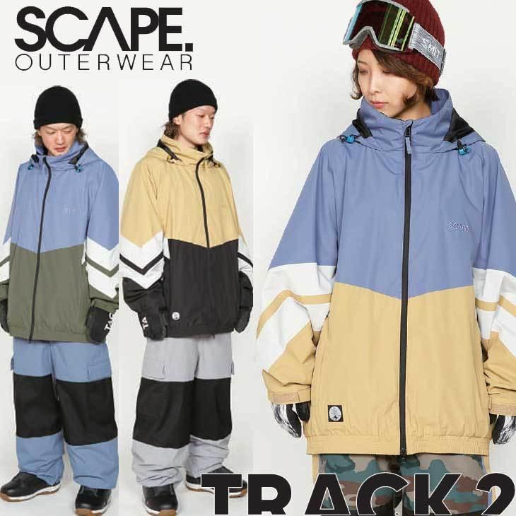 22-23 SCAPE エスケープ ウェアー UNISEX  TRACK2 JACKET トラック2 ジャケット   ship1【返品種別OUTLET】【返品種別OUTLET】｜fleaboardshop