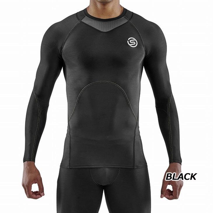 美品　スキンズ　SKINS メンズMサイズ　スポーツタイツ　ロングスリーブ SKINS スキンズ SERIES-3 シリーズスリー MENS LONG SLEEVE TOP