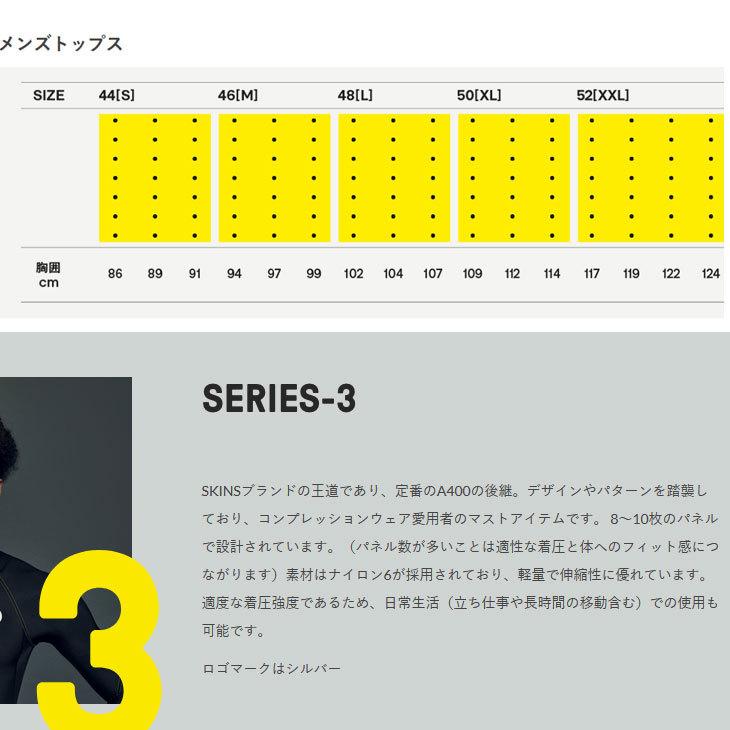 SKINS 新品未使用　Mサイズ 3シリーズ　thermal LS top SKINS Men's Series-3 Thermal Long Sleeve Top - Black – SKINS